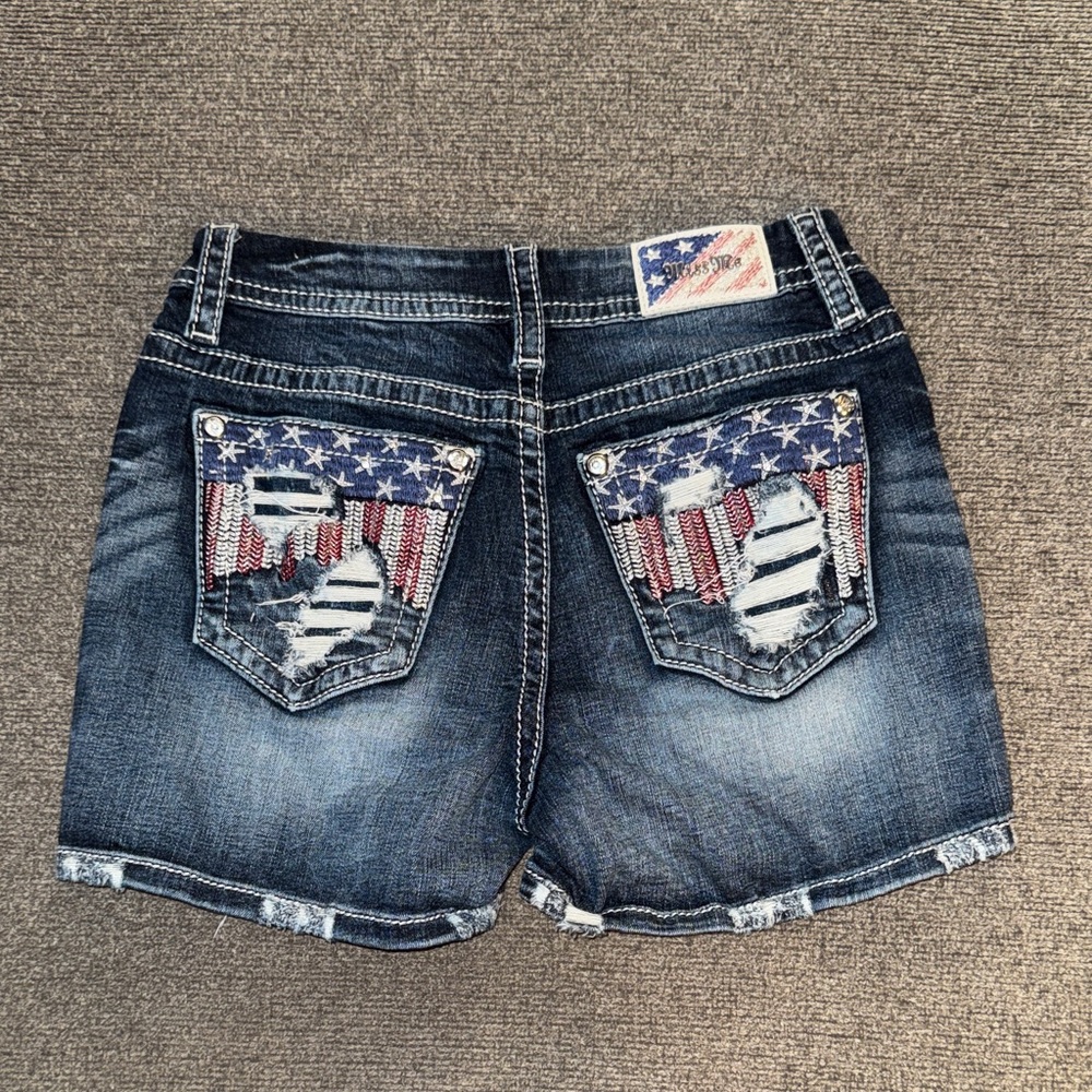Miss Me Indigo Jean Shorts